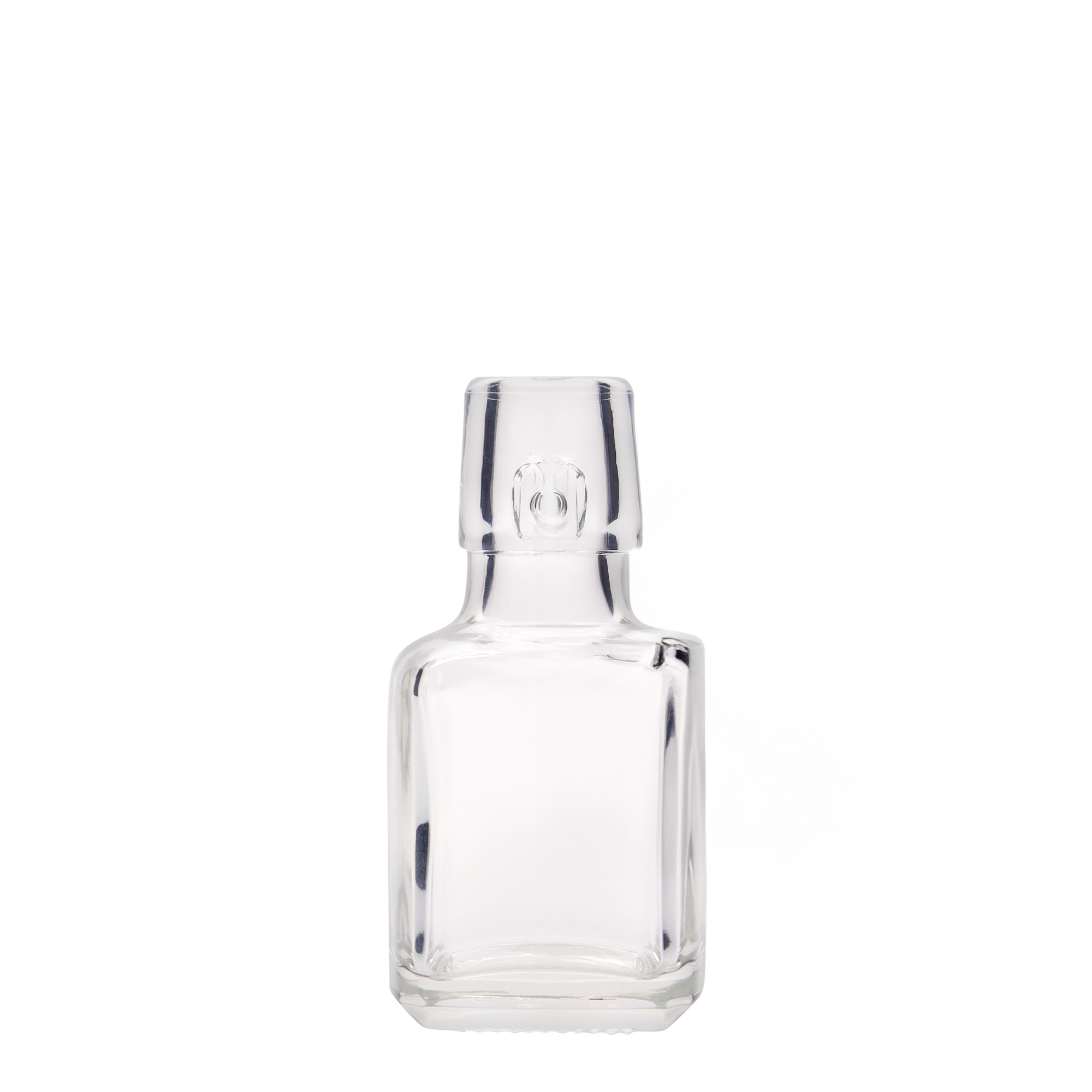 100 ml klaaspudel 'Kubica', ruudukujuline, suuava: klambriga sulgur 100 ml klaaspudel 'Kubica', ruudukujuline, suuava: klambriga sulgur