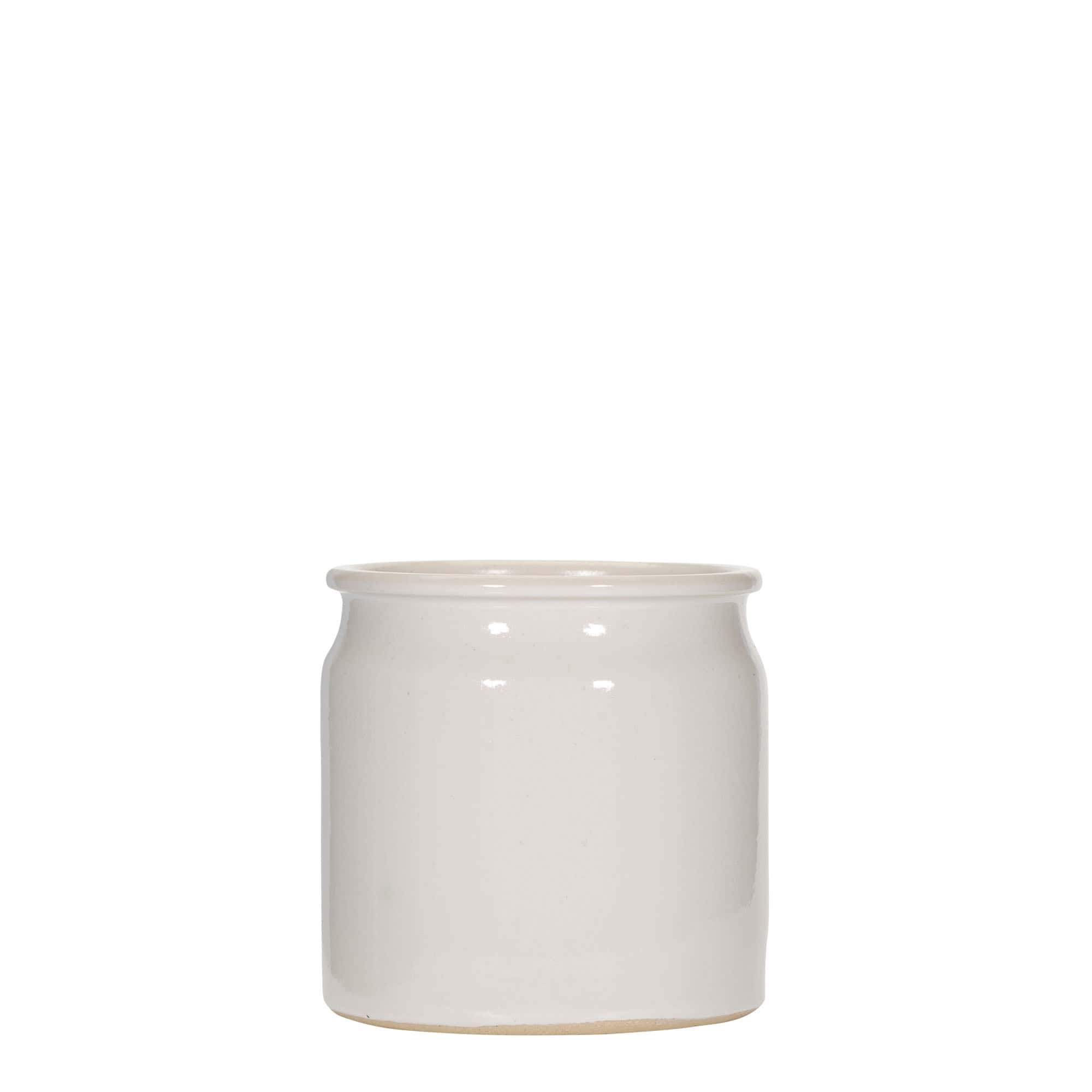 160 ml savinõu, keraamika, valge, avale: kork