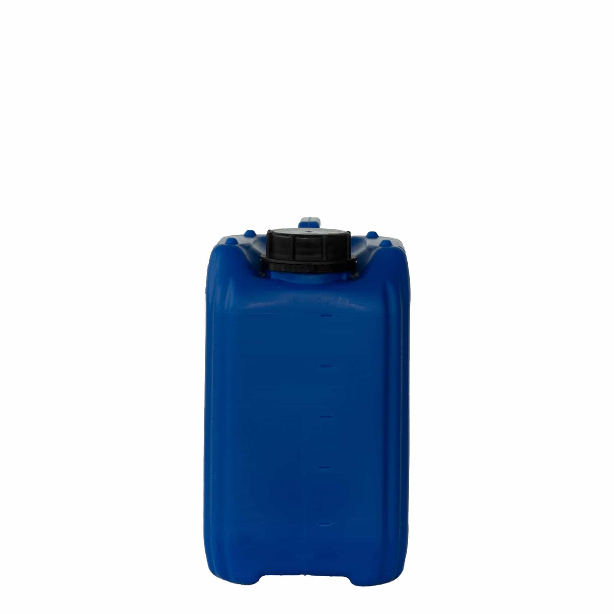 5 l kanister, ristkülikukujuline, HDPE-plast, sinine, sulgur: ND 55