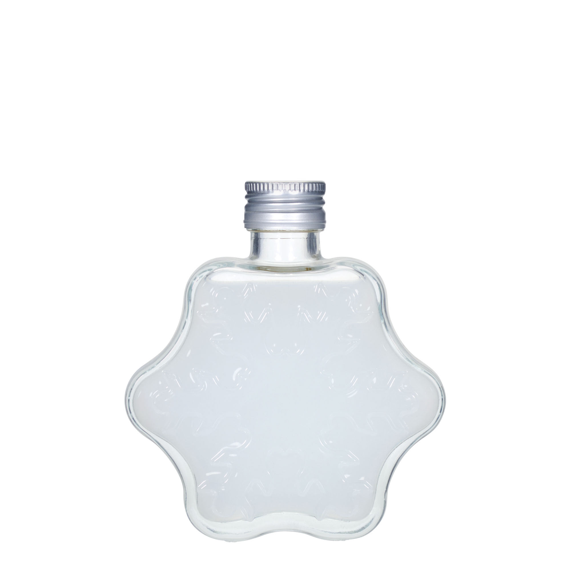 200 ml klaaspudel 'Lumekristall', suuava: PP 28