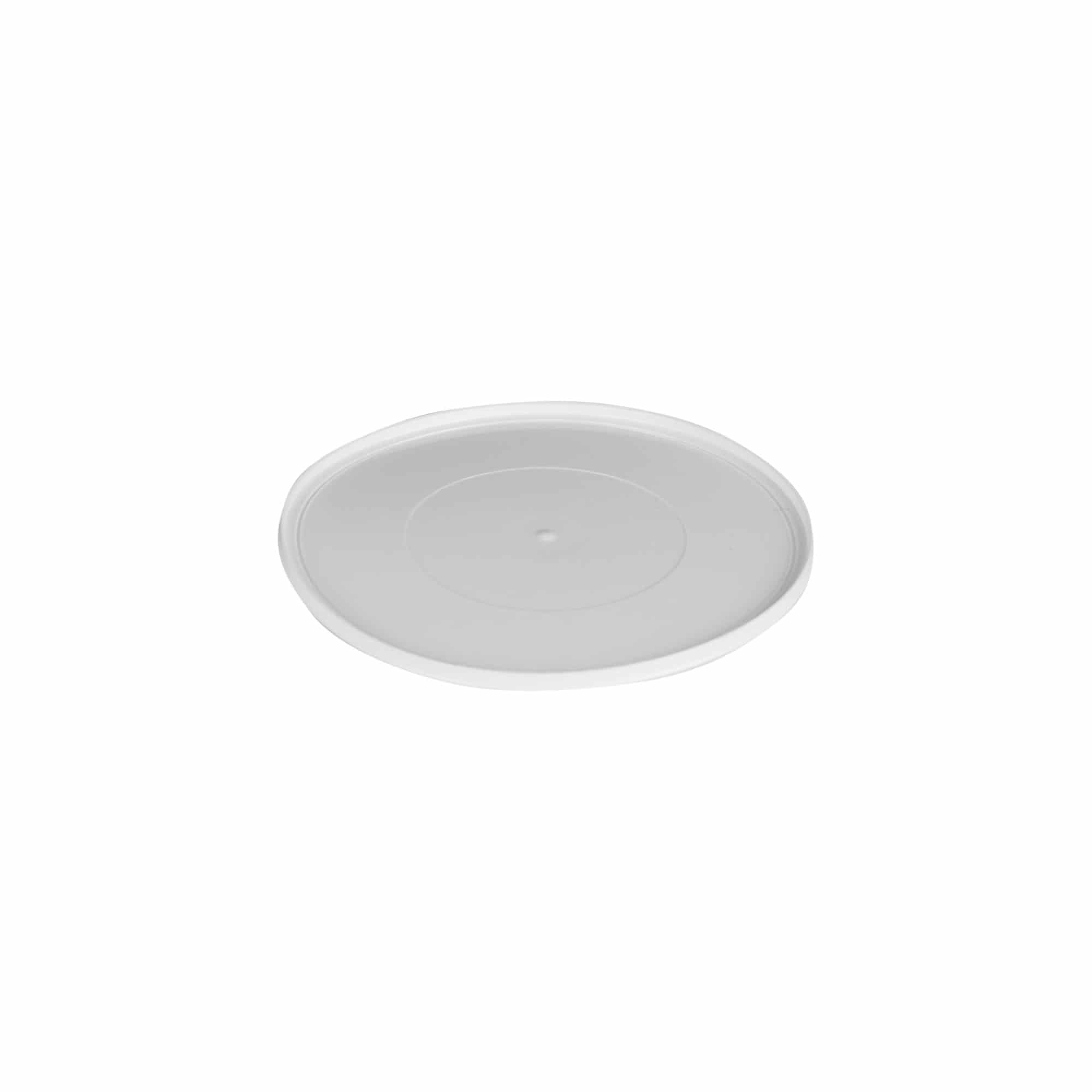 Katteplaat 200 ml jaoks 'Bianca', PP-plastik, valge