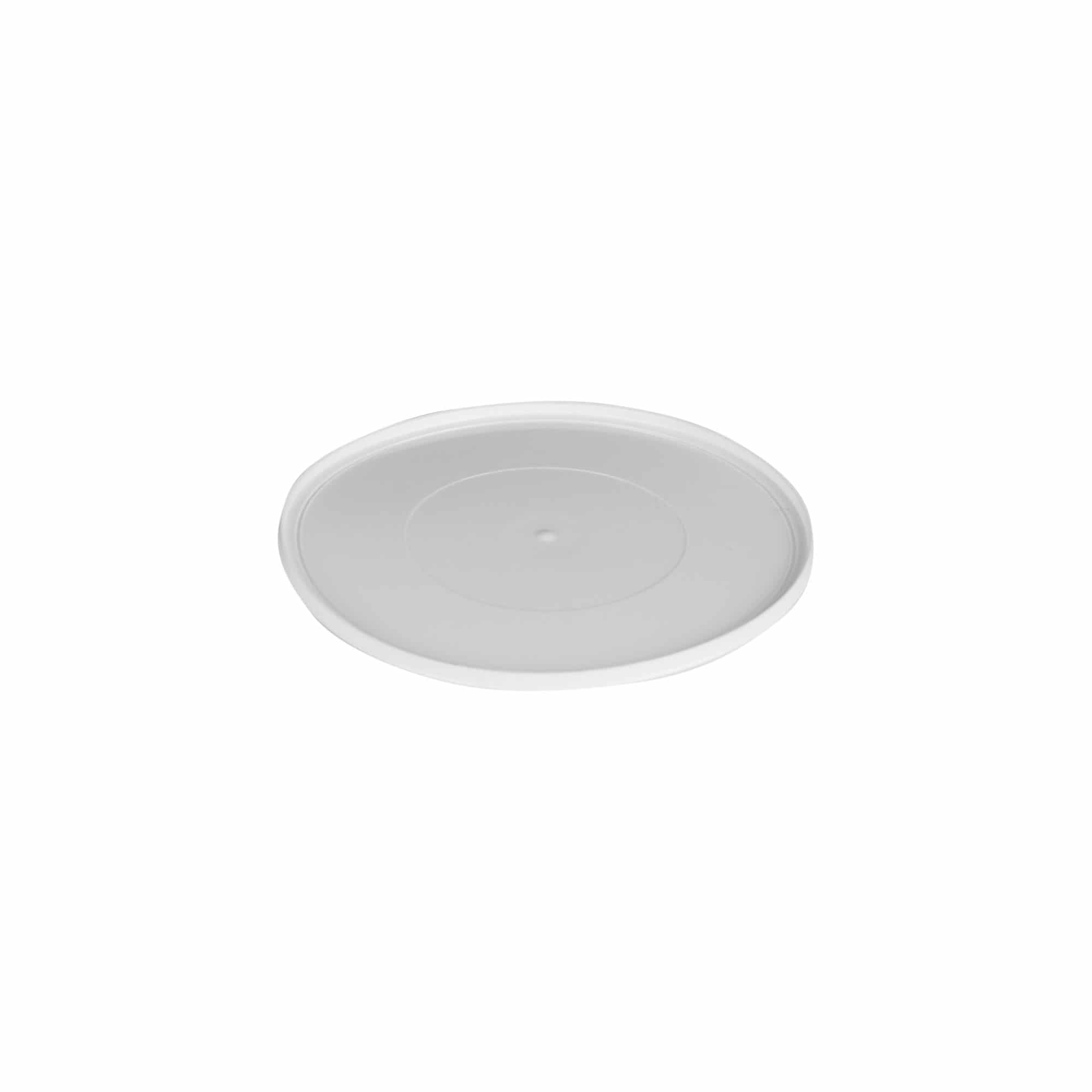 Katteplaat 200 ml jaoks 'Bianca', PP-plastik, valge