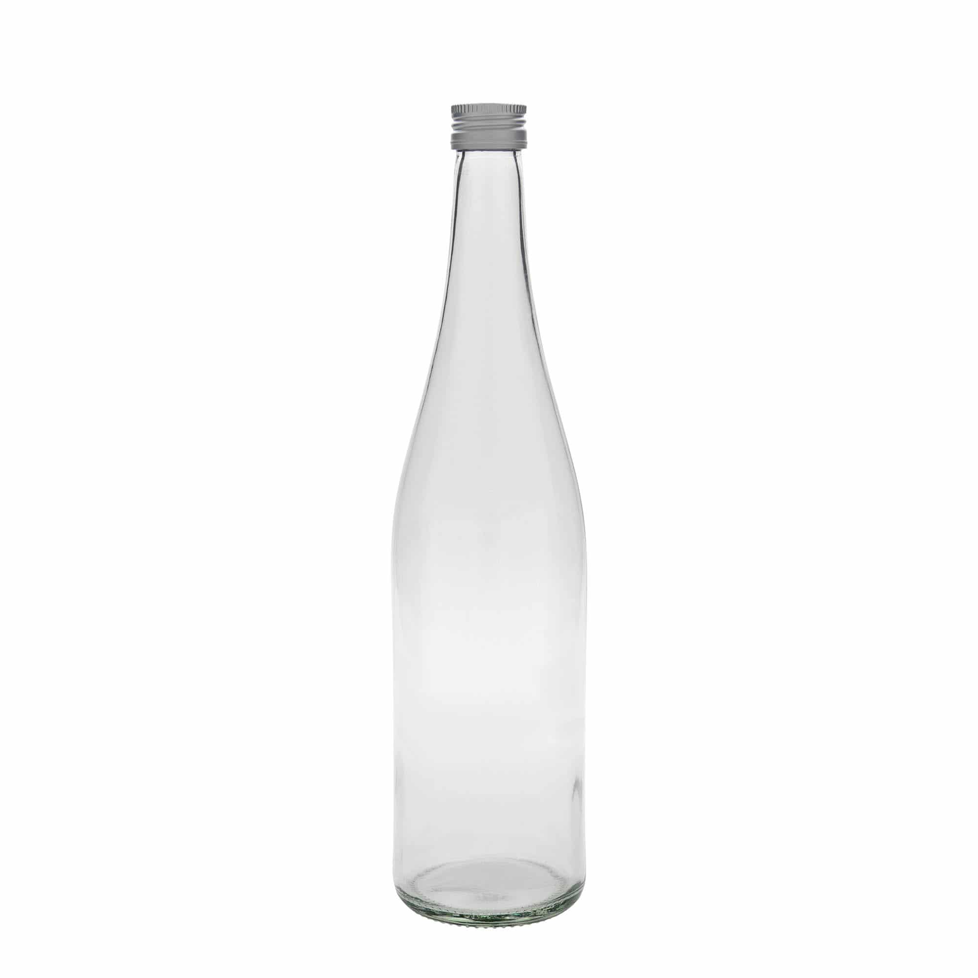 750 ml klaaspudel 'Kõrge veinipudel', sulgur: PP 28