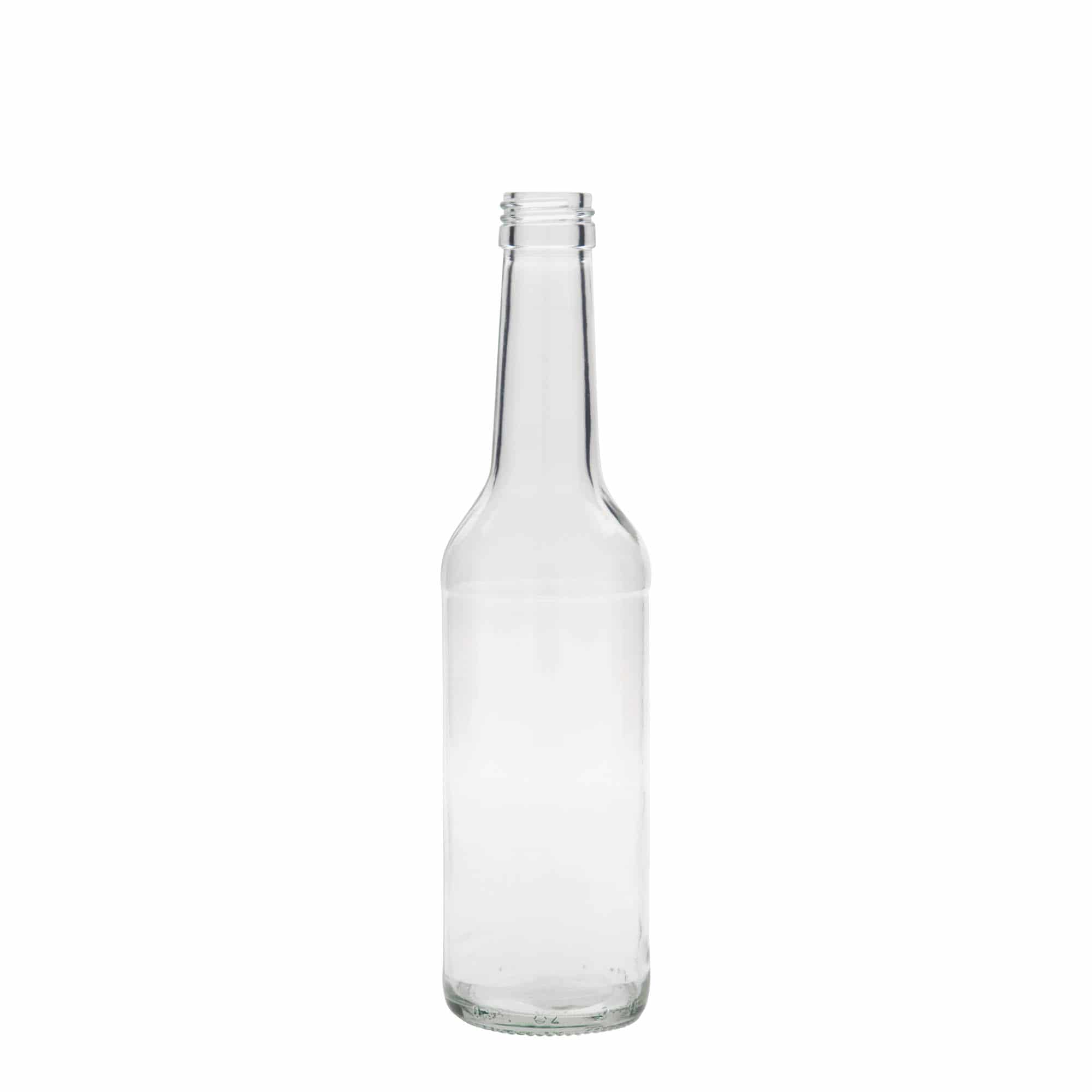350 ml klaaspudel, sirge kaelaga, sulgur: PP 28 350 ml klaaspudel, sirge kaelaga, sulgur: PP 28