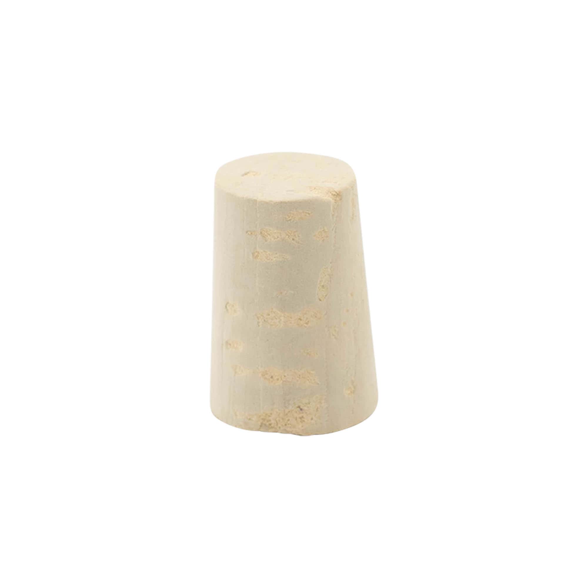 Tipukork 19-23 x 33, naturkork, pleegitatud, suudmele: kork