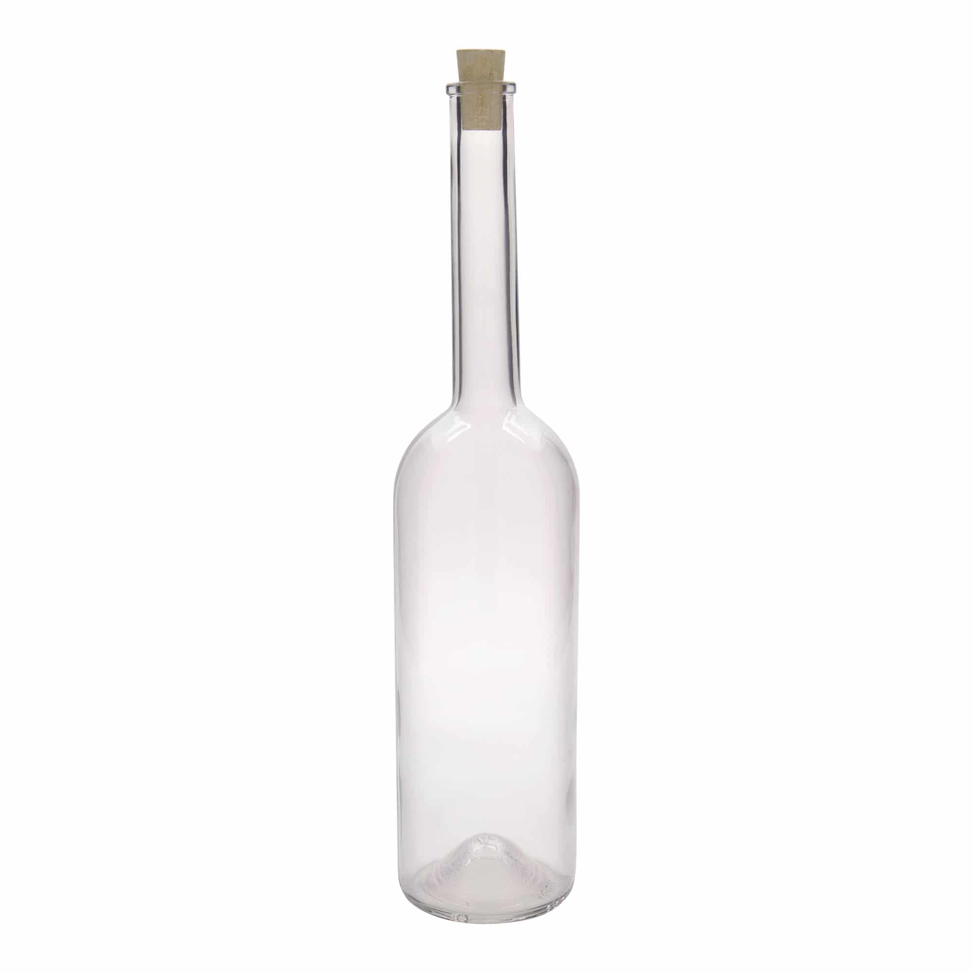 1.000 ml klaaspudel 'Opera', ava: kork