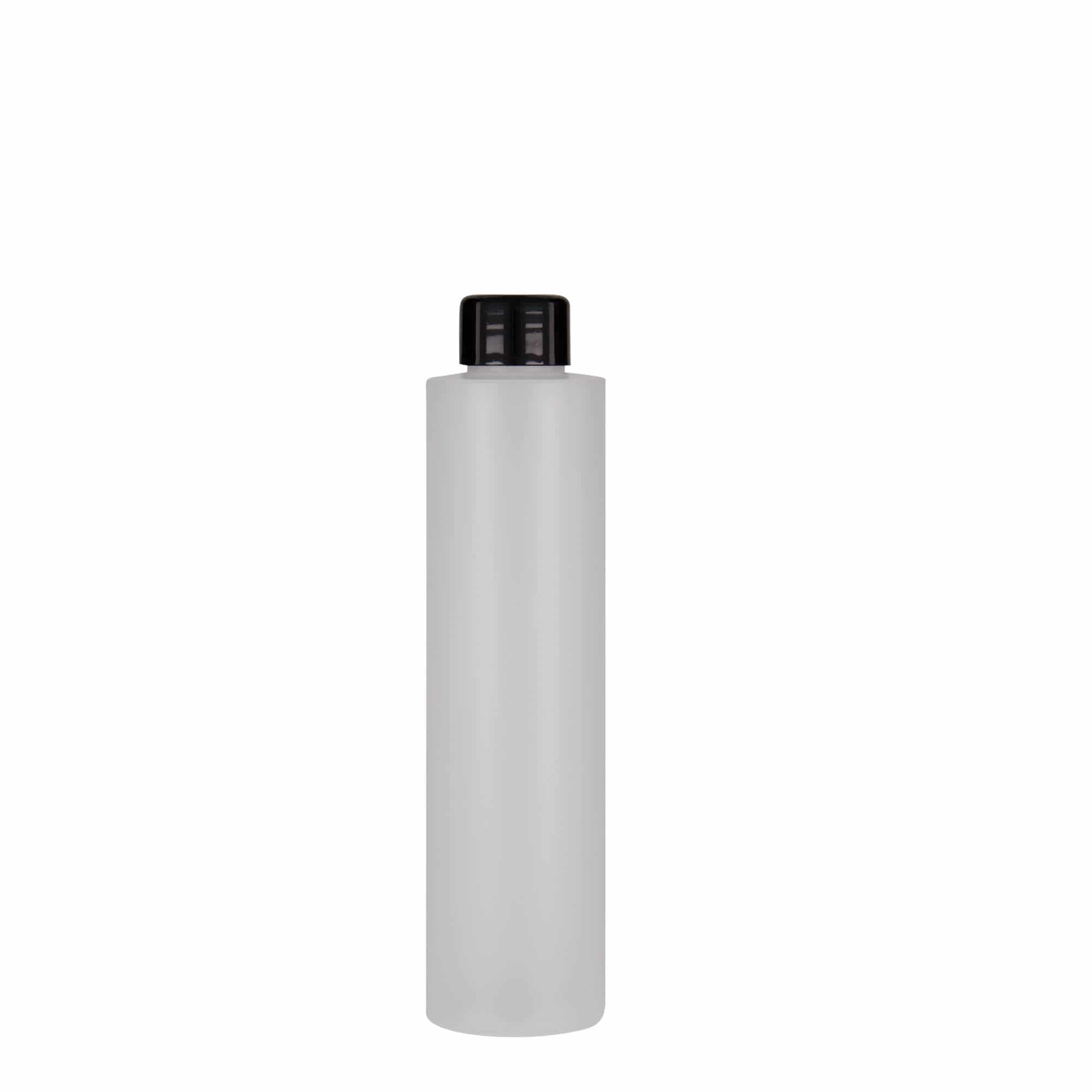 200 ml plastpudel 'Pipe', HDPE, loomulik värv, sulgur: GPI 24/410