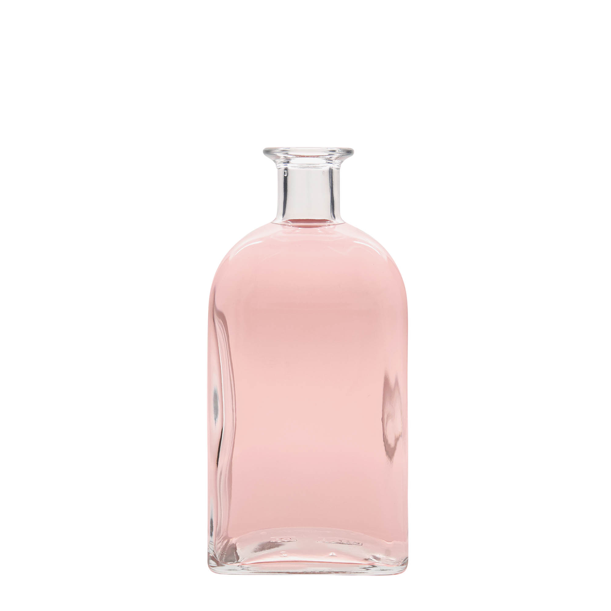 700 ml klaaspudel Apotheker Carré, ruudukujuline, suuava: kork