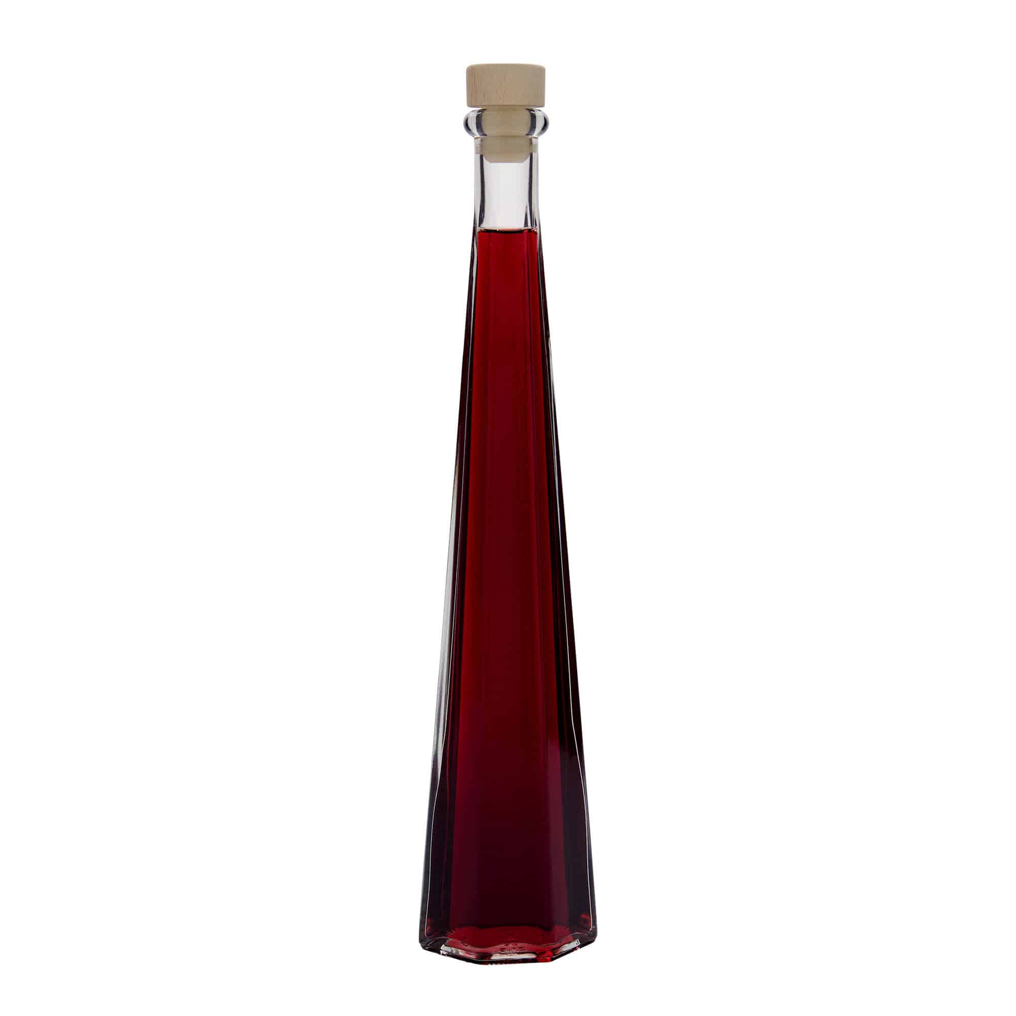 200 ml klaaspudel 'Dama Sexta', kuuekandiline, sulgur: kork