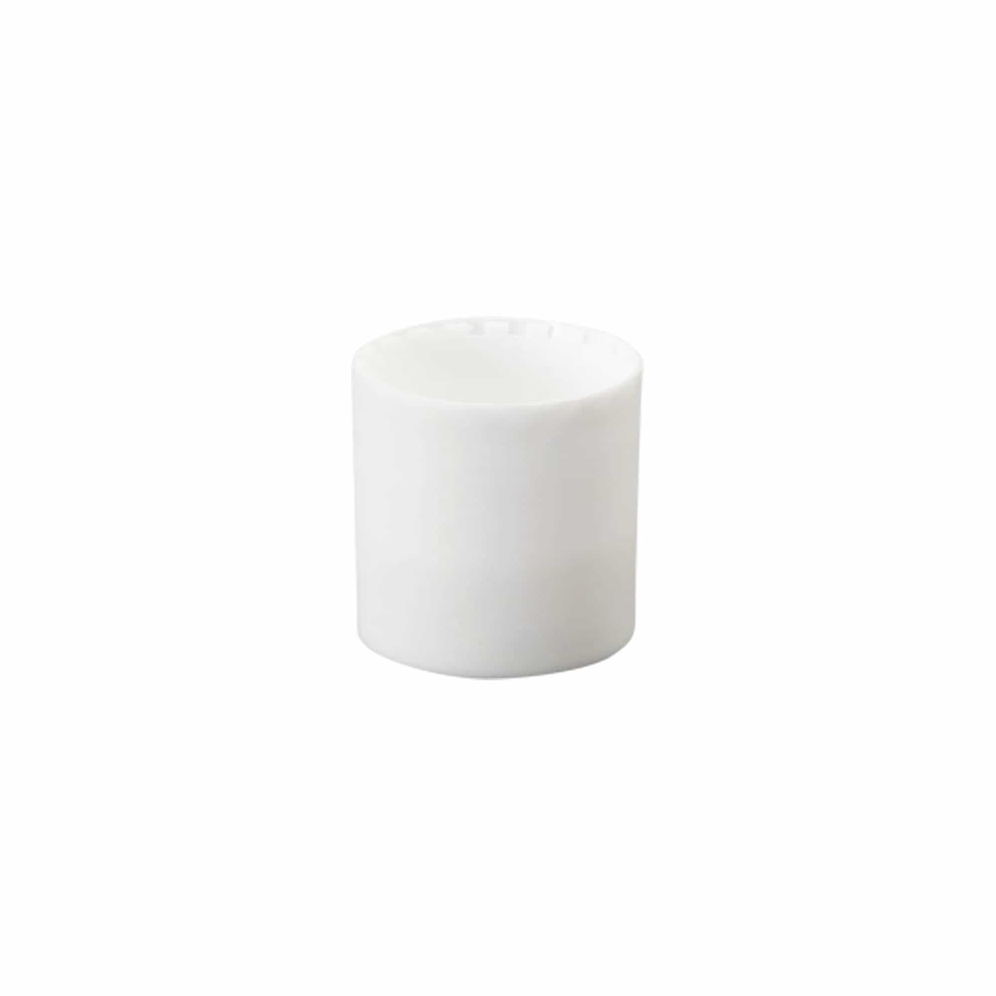 Kruvikork Disc Top, PP-plastik, valge, avausele: 24/410