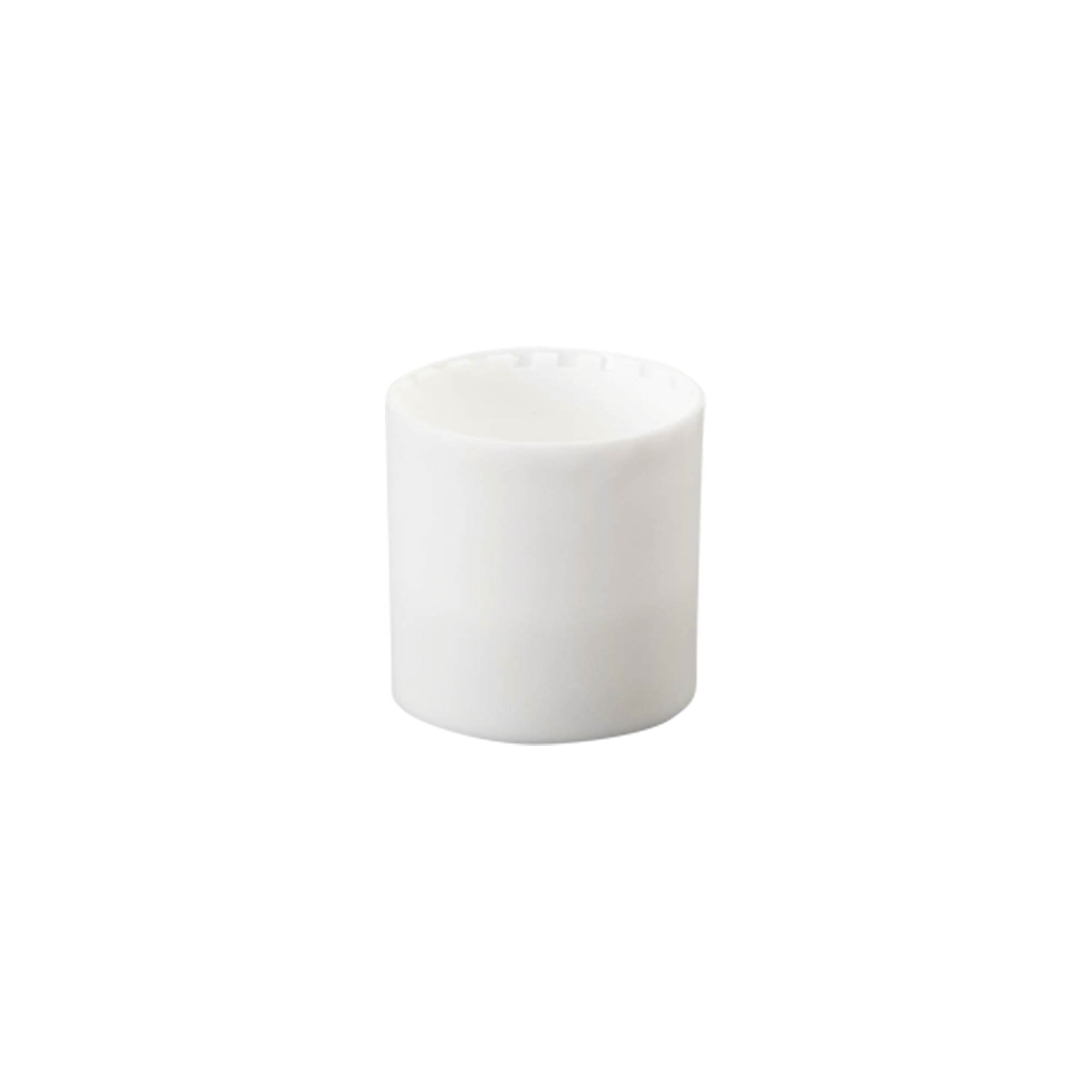 Kruvikork Disc Top, PP-plastik, valge, sobib avale: 24/410