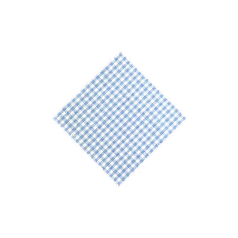 Ruuduline riidest purgikate 15×15, ruudukujuline, tekstiil, helesinine, sulguri tüüp: TO58–TO82