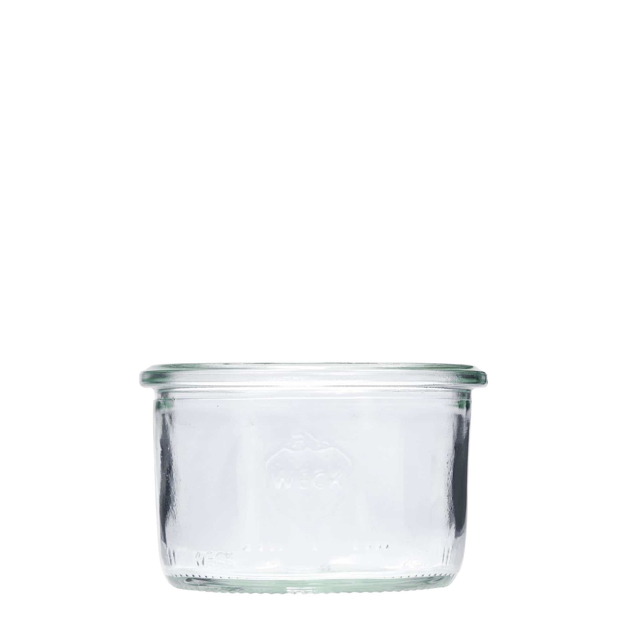 200 ml WECKi laia suuga purk, sulgur: ümar serv