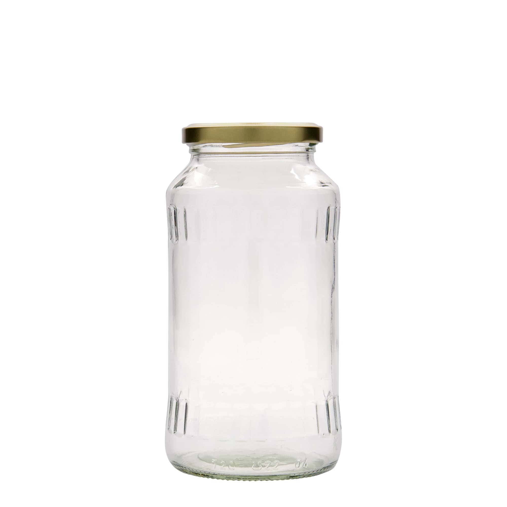 720 ml lihvitud kantidega purk, sulgur: twist-off (TO 66)