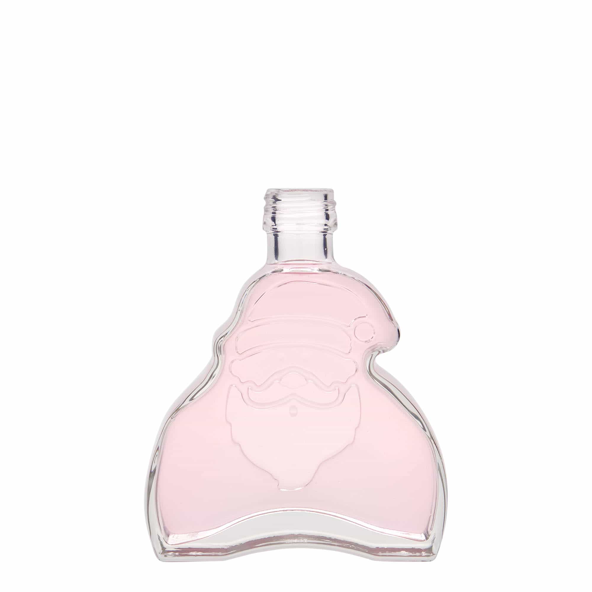 200 ml klaaspudel 'Jõuluvana', sulgur: PP 28