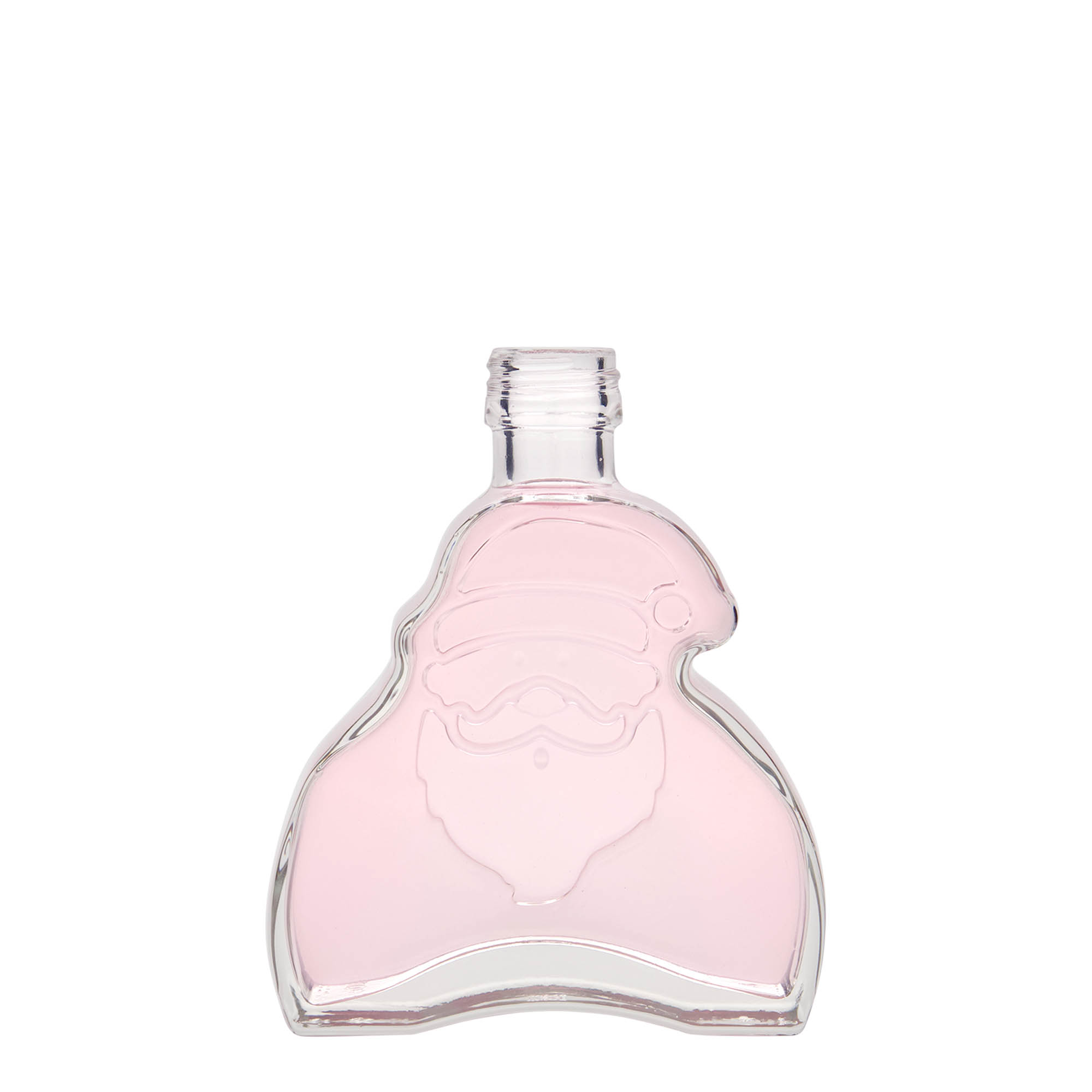 200 ml klaaspudel 'Jõuluvana', sulgur: PP 28