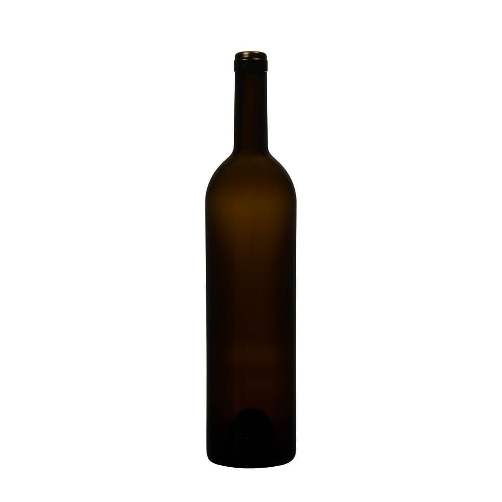 750 ml veinpudel „Liberty“, antiikroheline, avale: kork