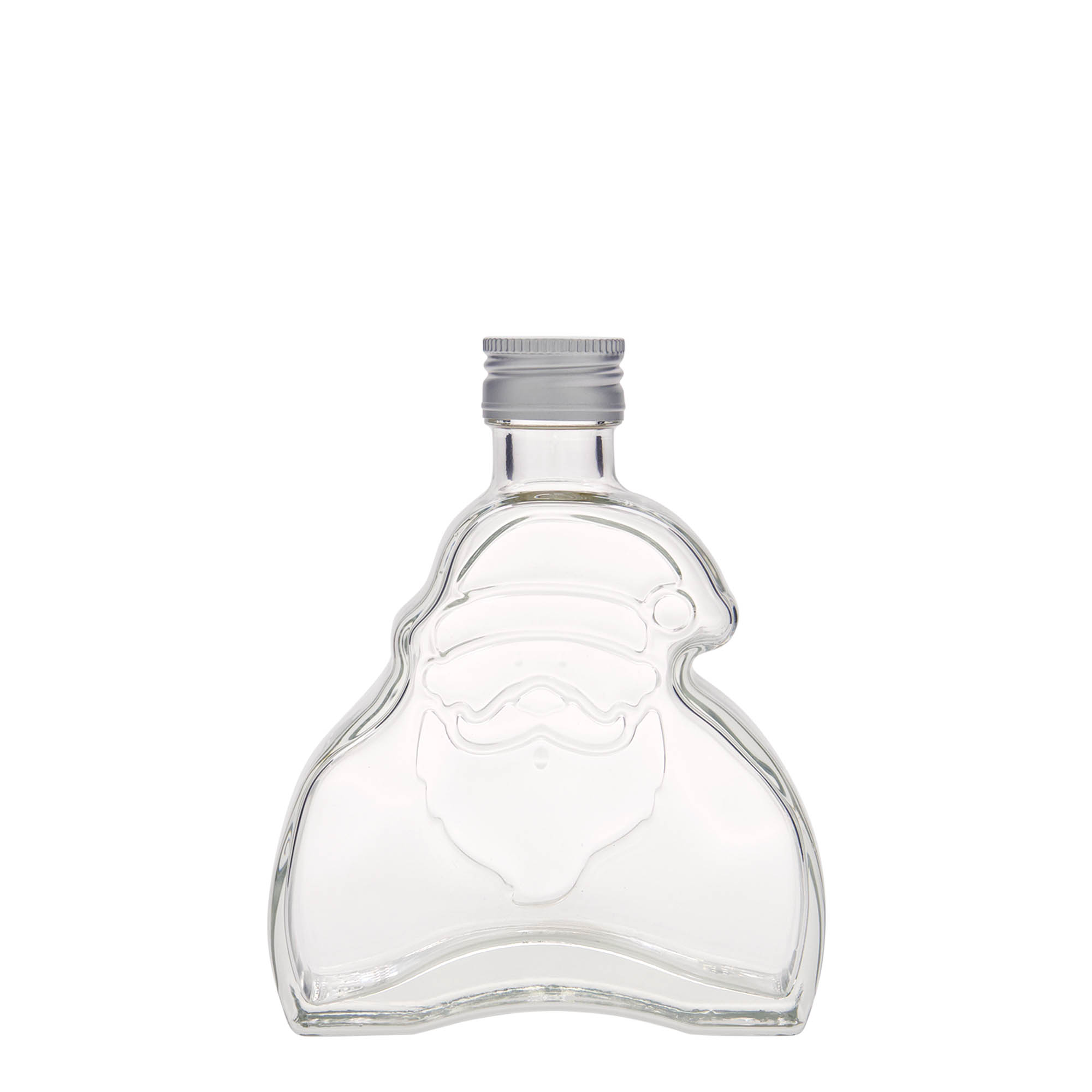200 ml klaaspudel 'Jõuluvana', suuava: PP 28