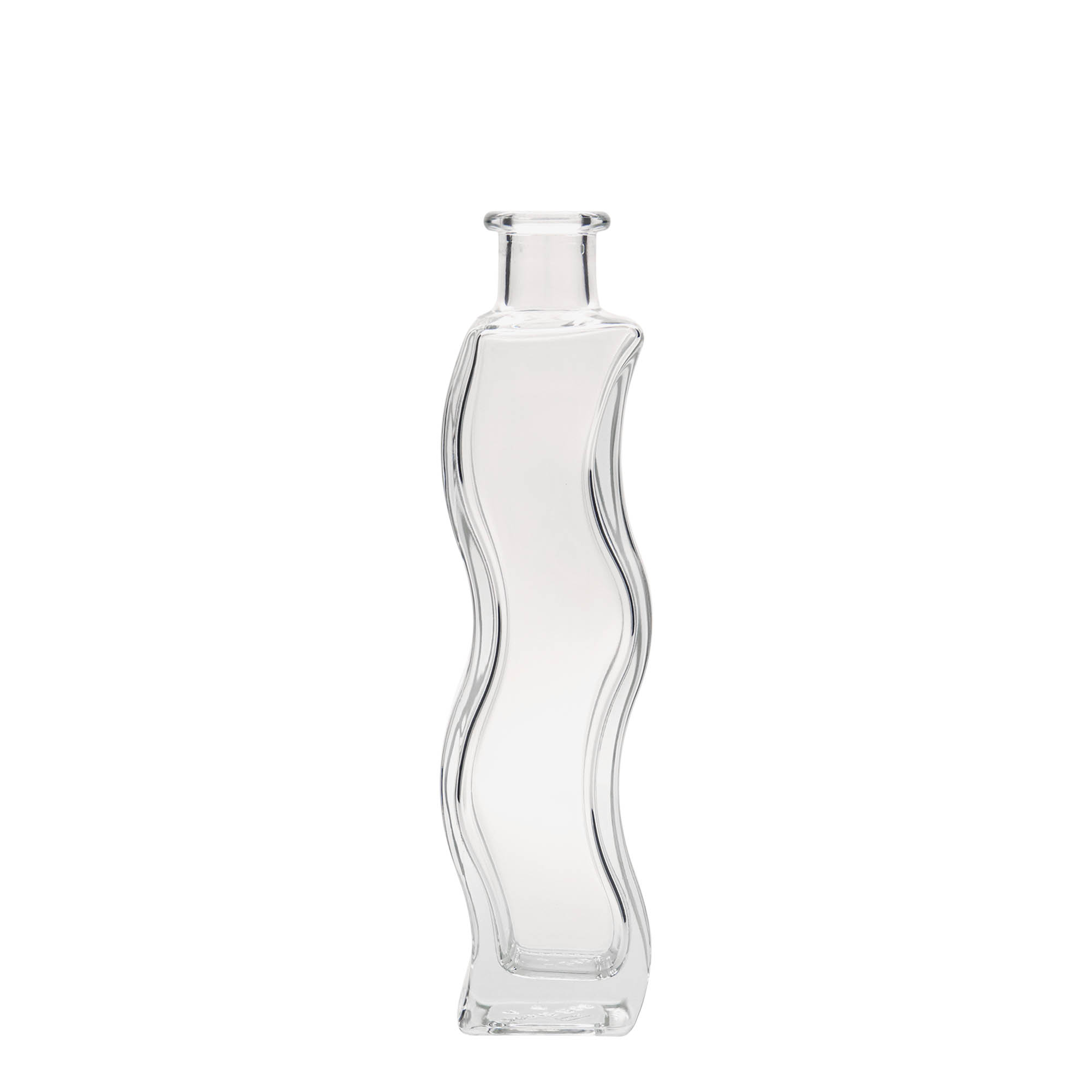 200 ml klaaspudel 'Laine', ruudukujuline, sulgur: kork