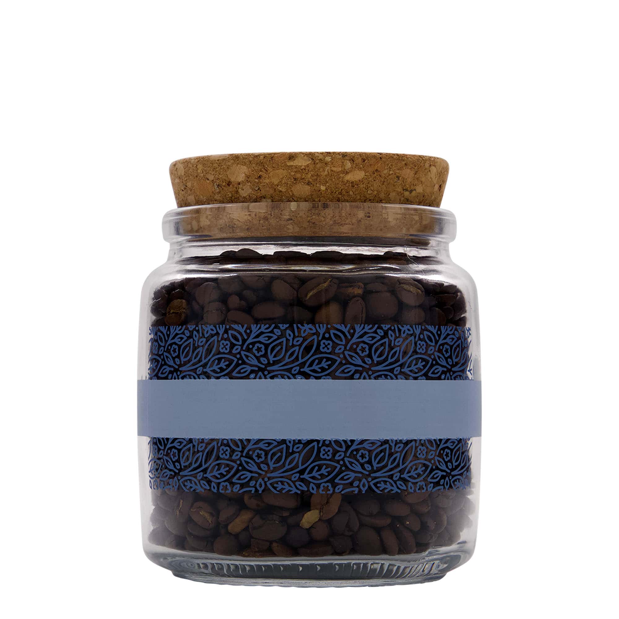 750 ml korkklaas 'Giara', motiiv: Naturalmente blu, suuava: kork