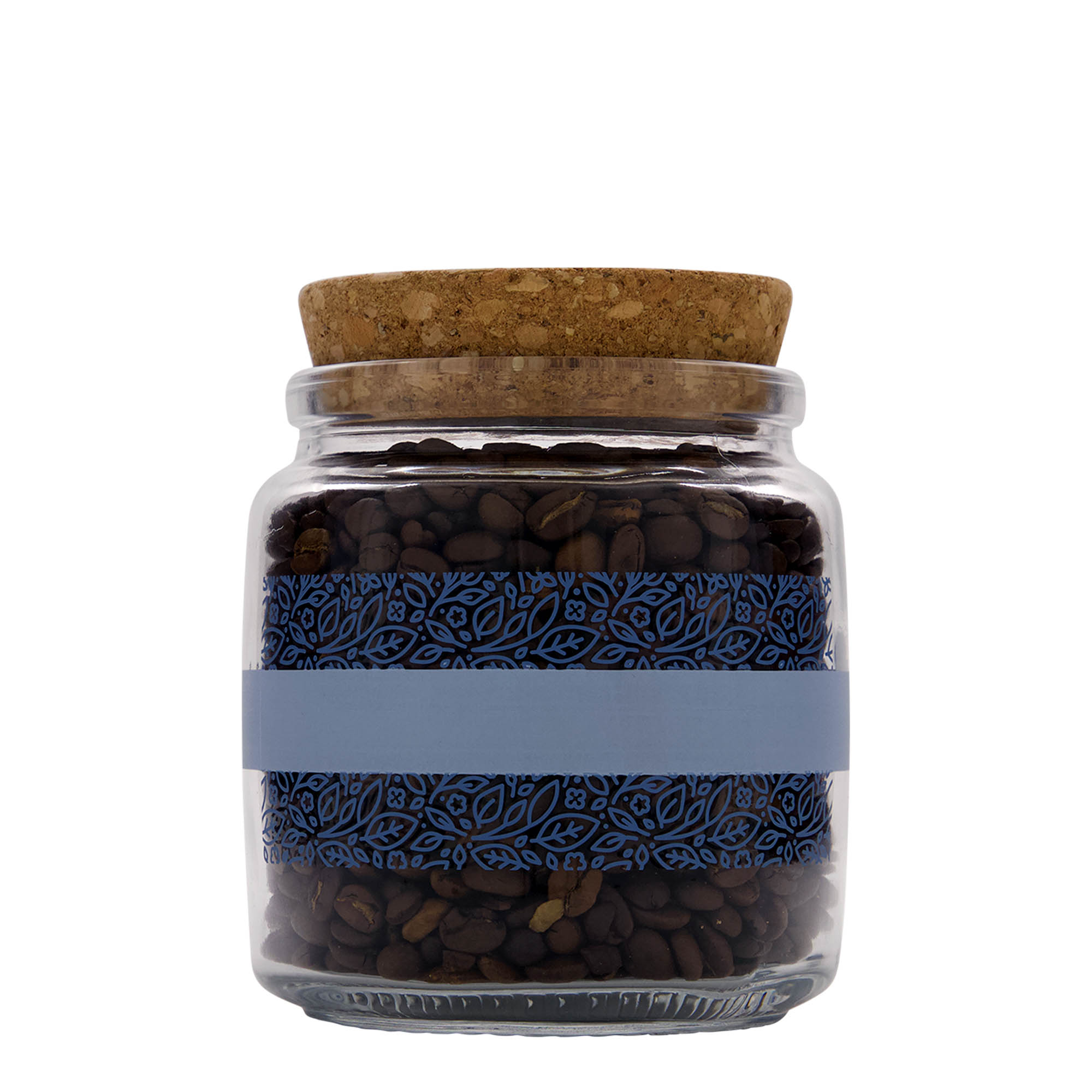 750 ml korkklaas 'Giara', motiiv: Naturalmente blu, suuava: kork 750 ml korkklaas 'Giara', motiiv: Naturalmente blu, suuava: kork