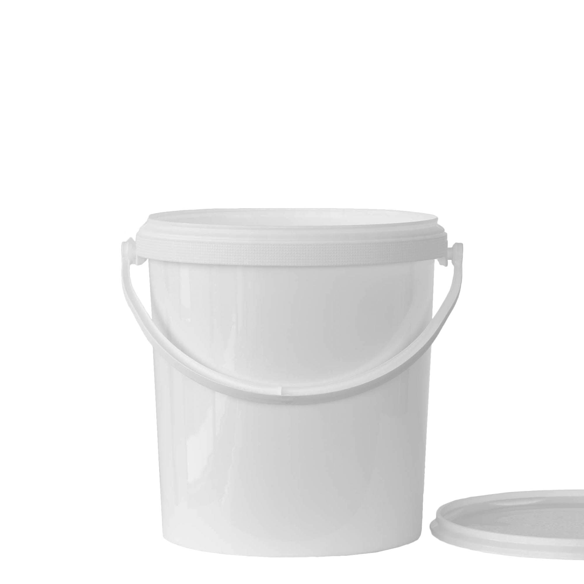 6 l ämber, PP-plast, valge