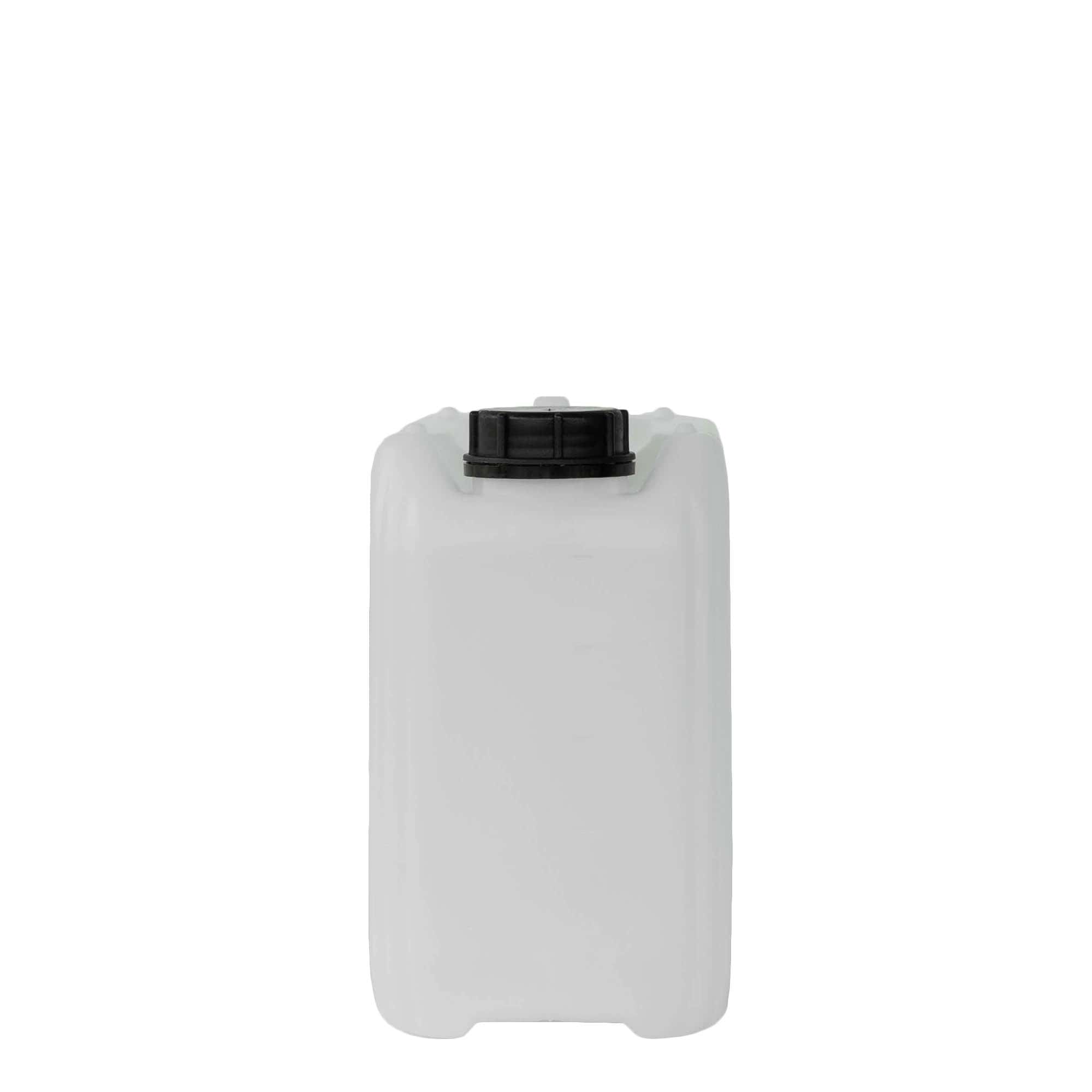 5 l kanister, ristkülikukujuline, HDPE-plastik, naturaalne, ava: ND 55