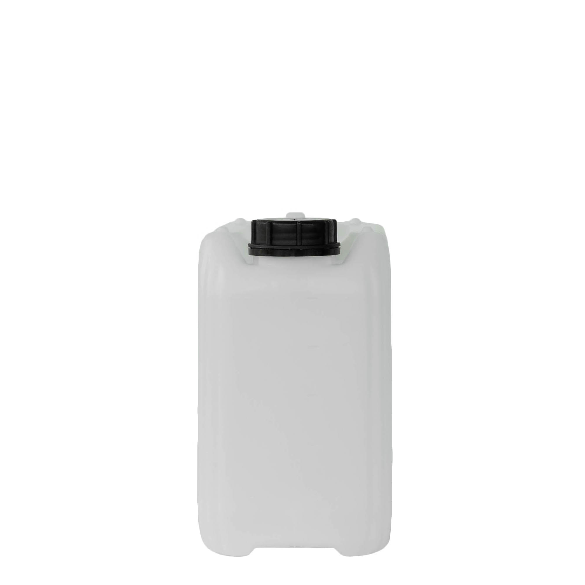 5 l kanister, ristkülikukujuline, HDPE-plastik, naturaalne, avale: ND 55