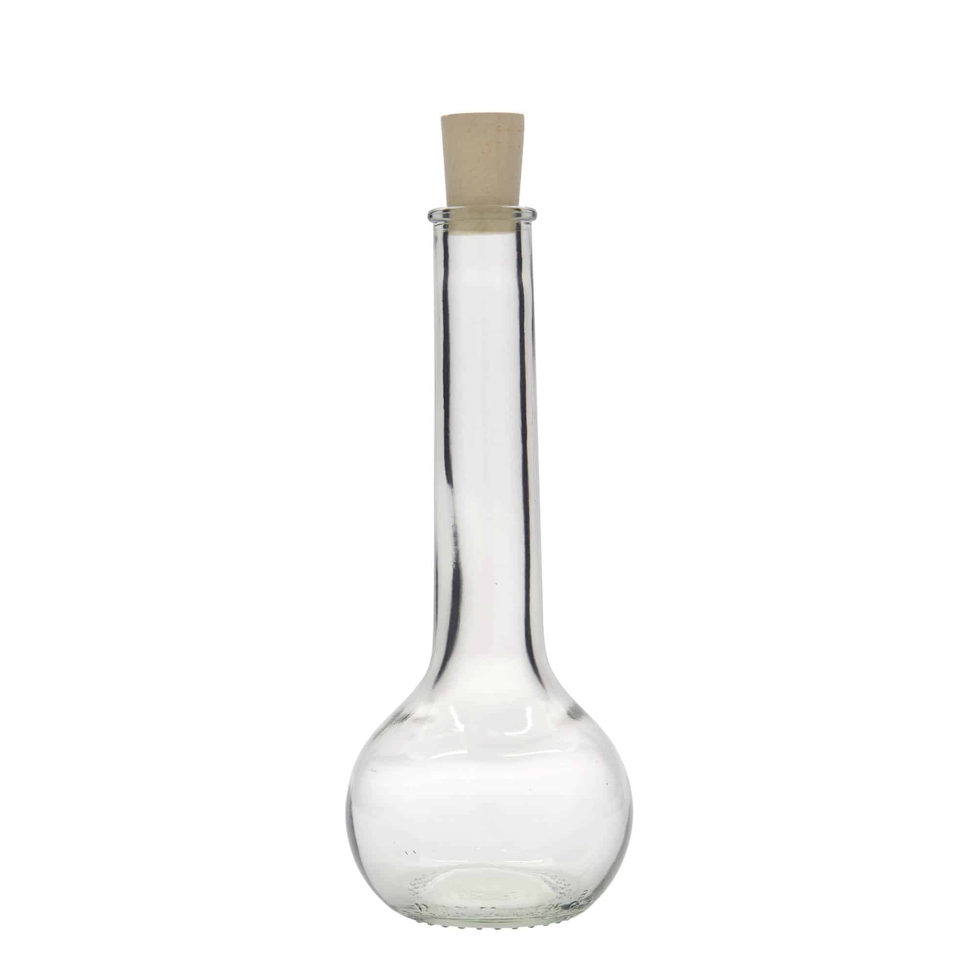 200 ml klaaspudel 'Tulipano', sulgur: kork