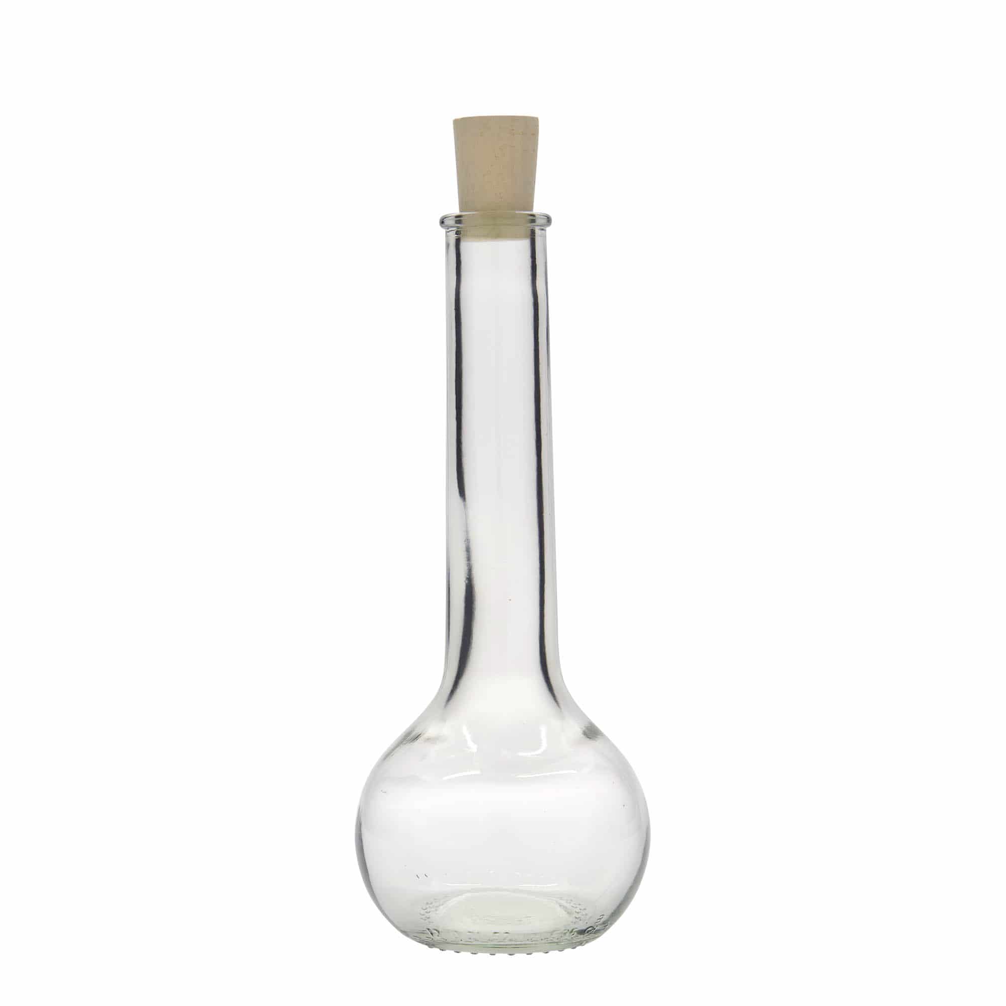 200 ml klaaspudel 'Tulipano', avaus: kork