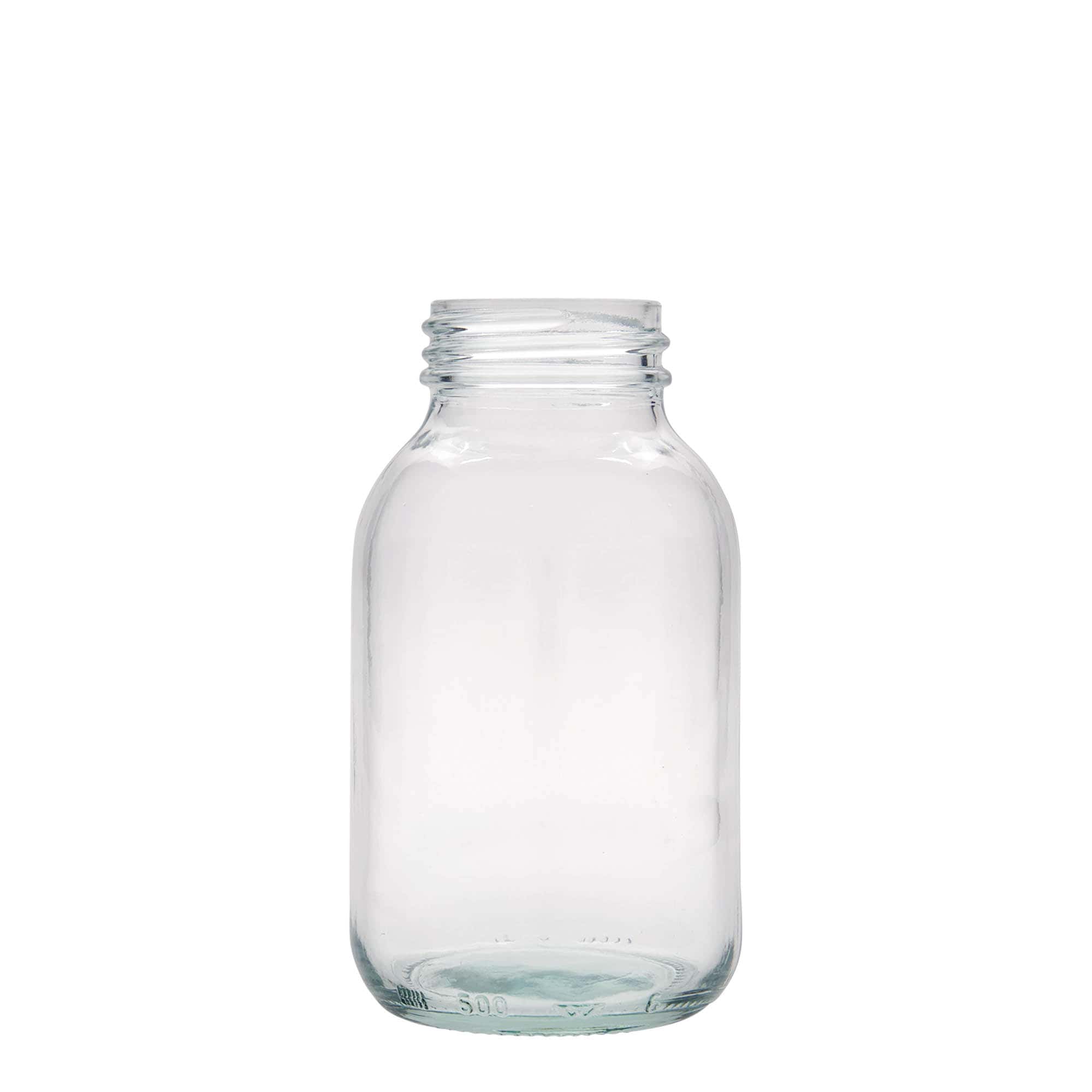 500 ml laia kaelaga purk, sulgur: DIN 55 500 ml laia kaelaga purk, sulgur: DIN 55