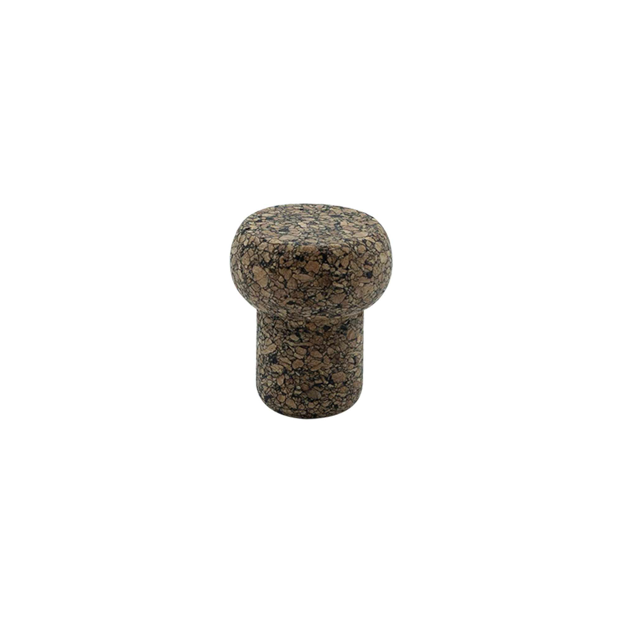 Käepideme kork „Barrel“ 19,5 mm, Corkcoal, sobib avale: kork