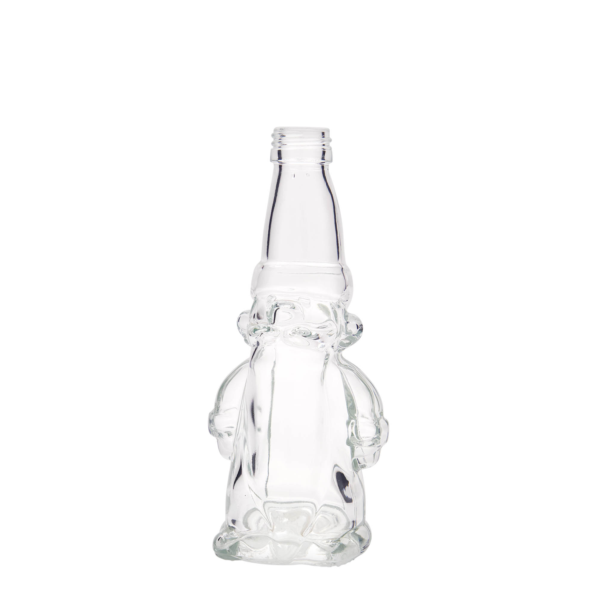 200 ml klaaspudel 'Jõuluvana', suuava: PP 28