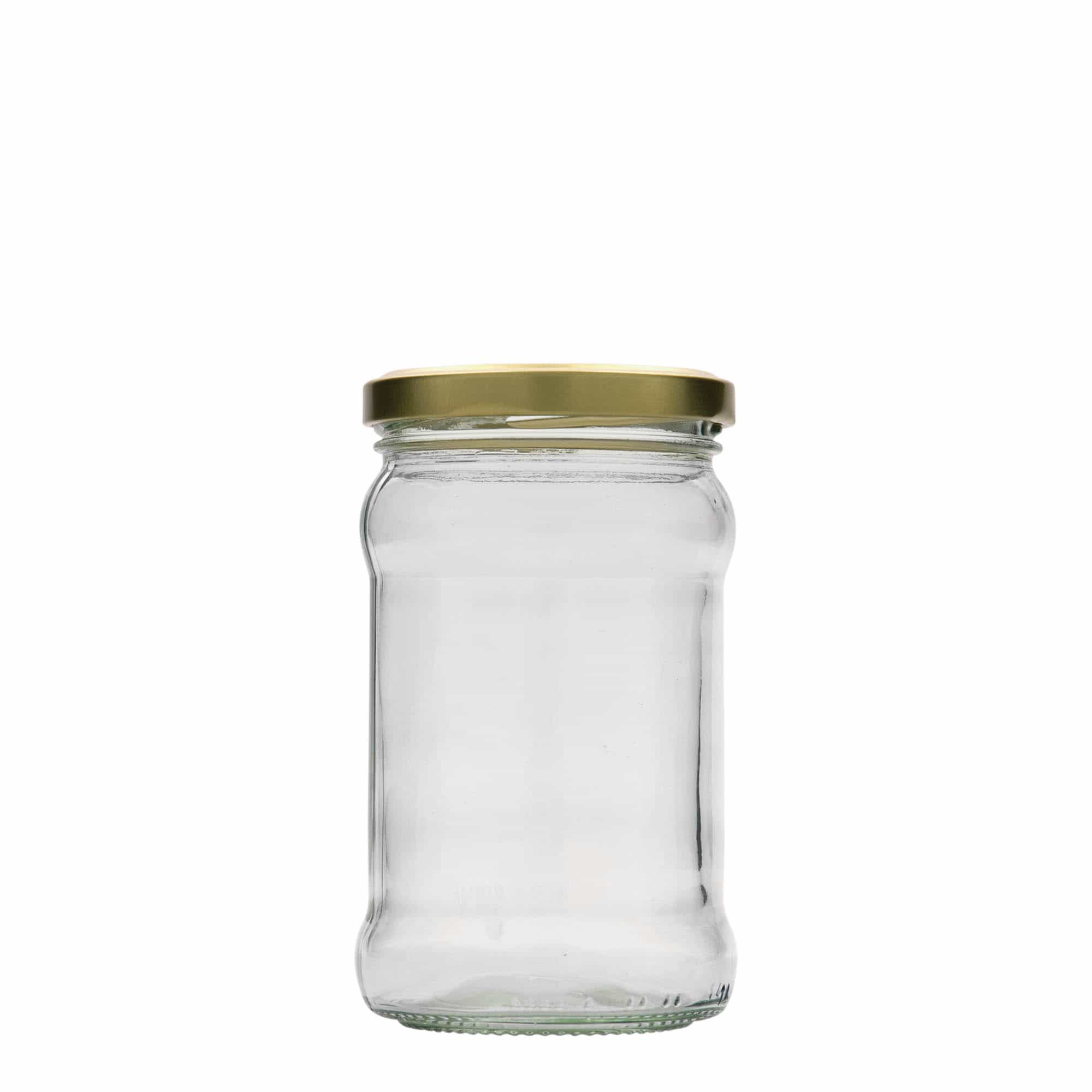 320 ml ümmargune purk, sulgur: twist-off (TO 66)