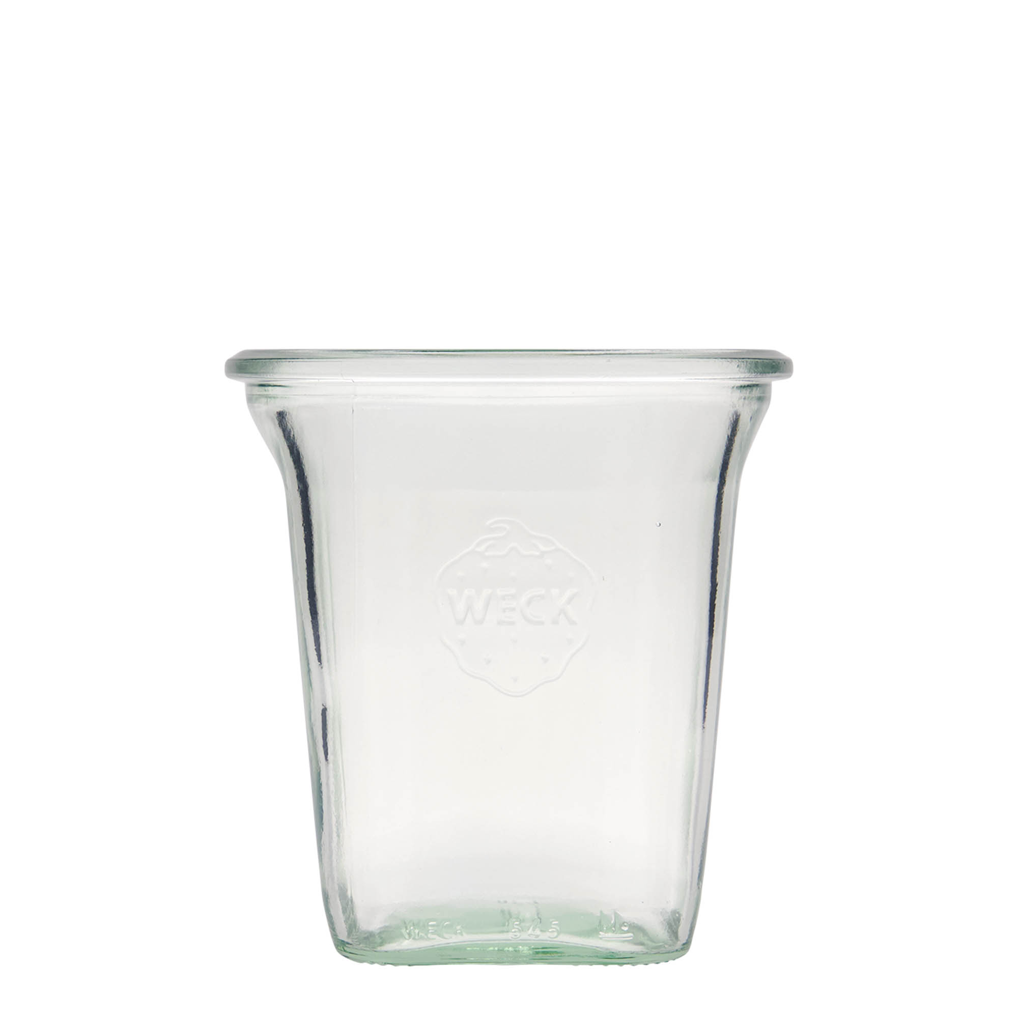 6x 545 ml WECK-Quadro klaas klaaskaanega RR 100