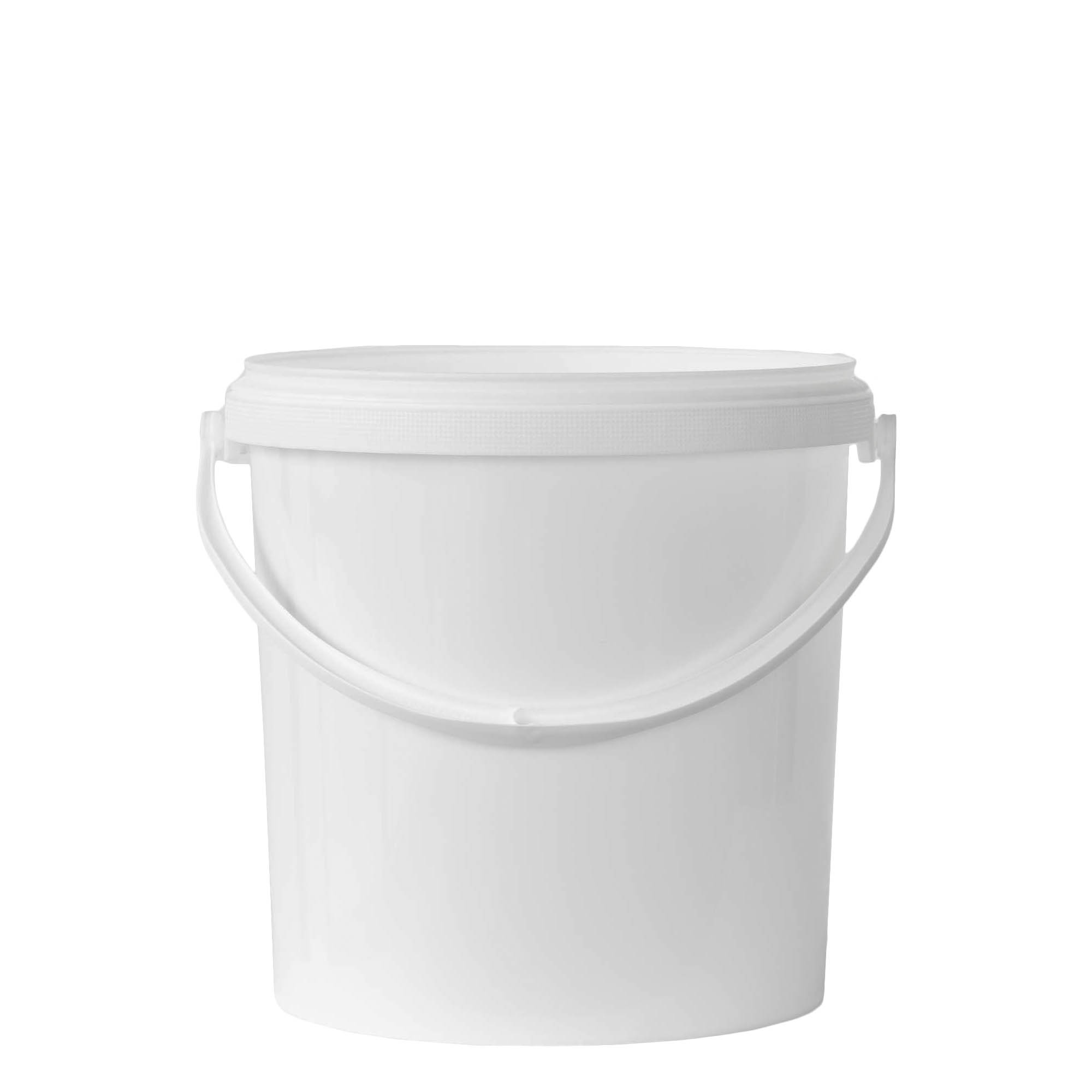 10 l ämber, PP-plast, valge 10 l ämber, PP-plast, valge