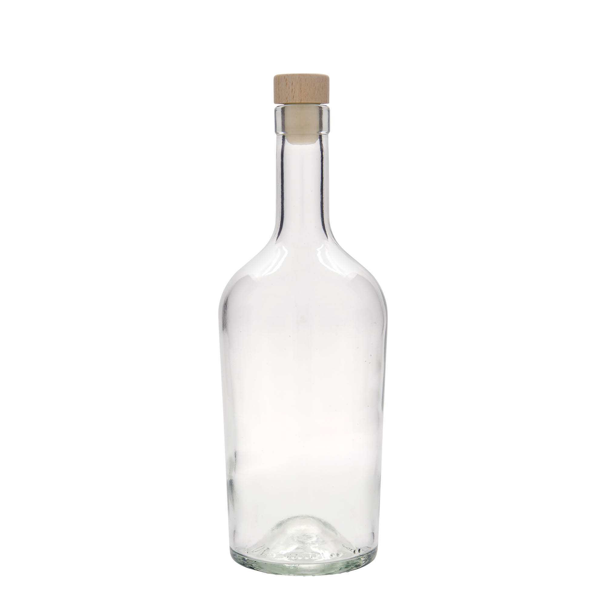 700 ml klaaspudel „Margarethe“, avale: kork