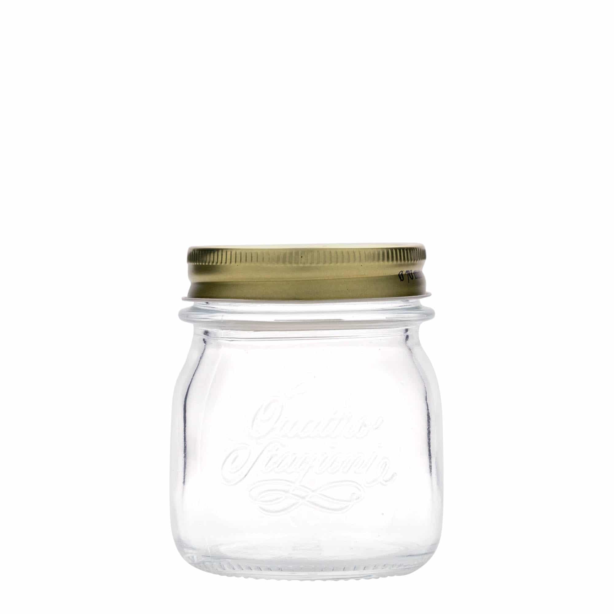 250 ml klaaspurk 'Quattro Stagioni', sulgur: keeratav kaas