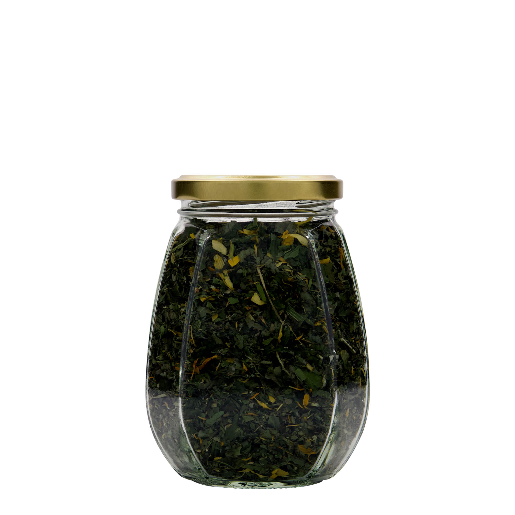 385 ml kaunistuspurk, kuusnurkne, ava: Twist-Off (TO 63)